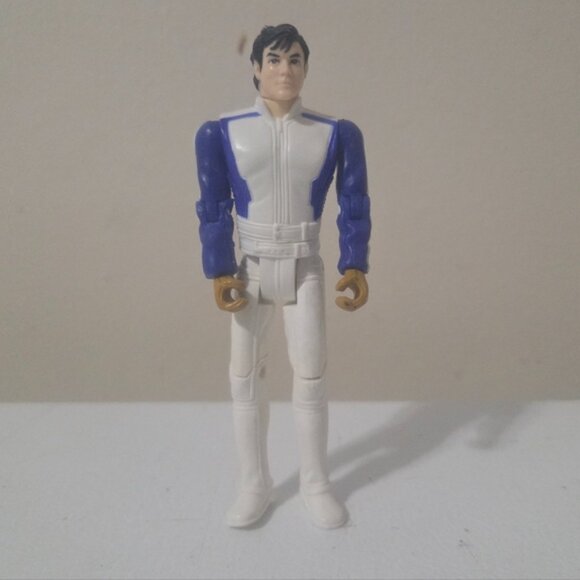 None Other - Speed Racer Mach 5 Action Figure 2008 Blue White Race Suit, 3.5